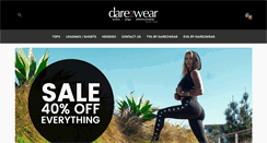 Desktop Screenshot of dare2wear.com